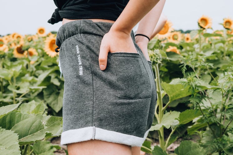 3 Easy Ways You Can Reduce Your Carbon Footprint - Woman wearing cotton shorts