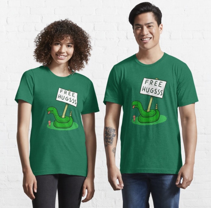 Ella Lopez Shirts From Lucifer - Free Hugs Snake