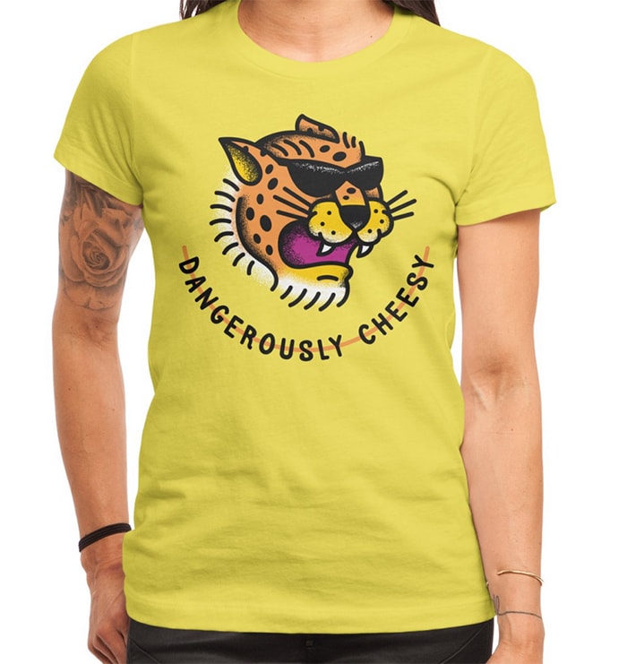 Ella Lopez Lucifer - dangerously cheesy cheetah shirt