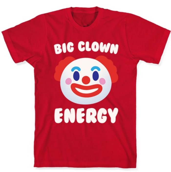 Ella T Shirts Lucifer - big clown energy