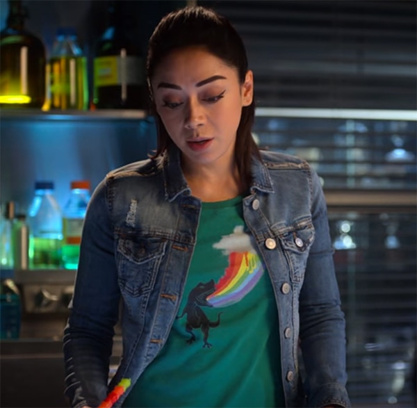 Lucifer's Ella Lopez T Shirts - Rainbow Dinosaur