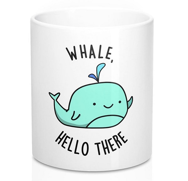 New Relationship Gift Ideas - Whale Hello Mug