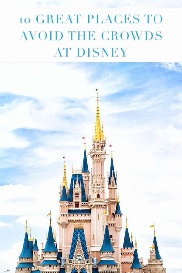 Disney Crowds - Where to Avoid Them - Magic Kingom Cinderella's Castle
