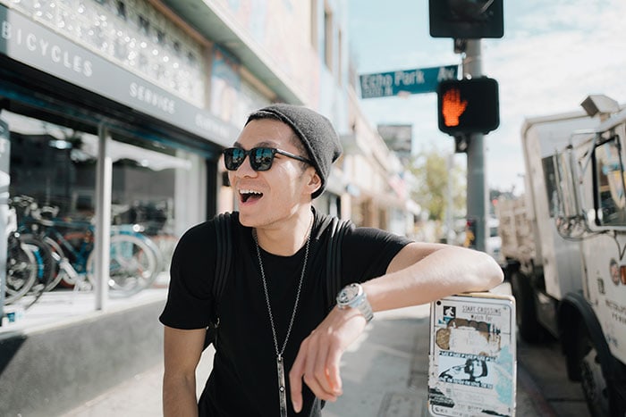 Millennial Slang and Gen Z Phrases - hip guy in Echo Park Los Angeles