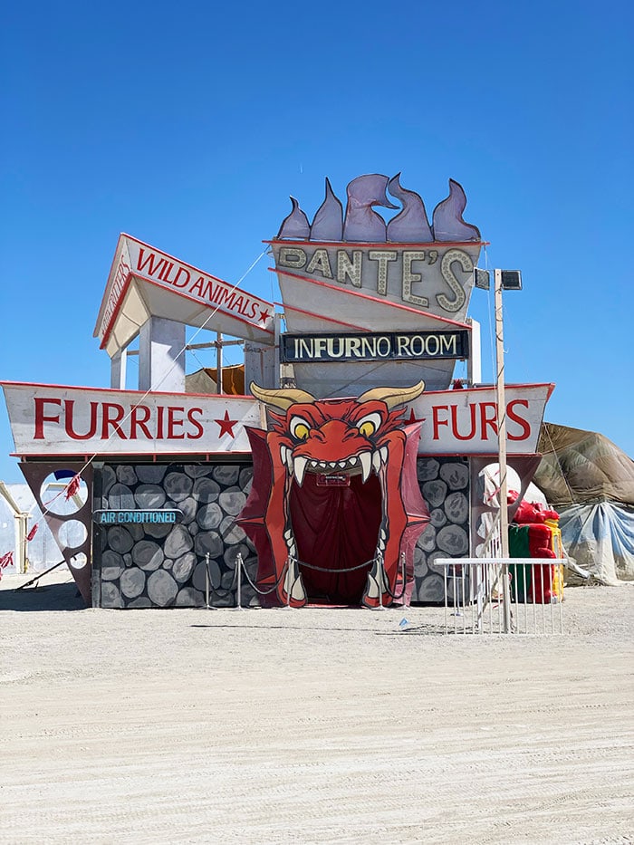 10 Principles of Burning Man - Dante's Infurno Camp