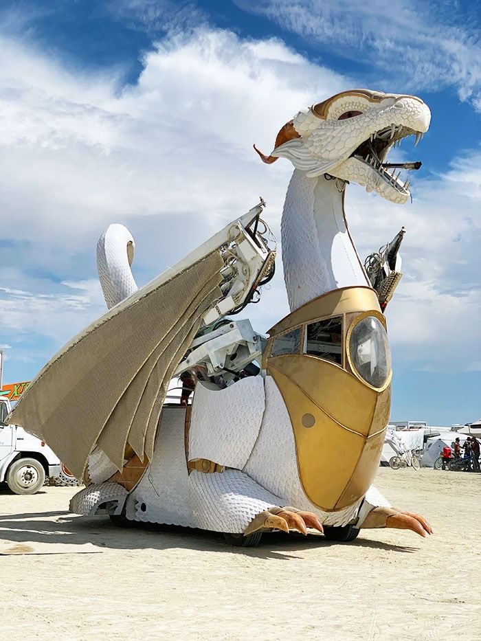 10 Principles of Burning Man - Sean Orlando Dragon Art Car