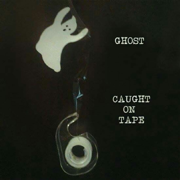 Ghost Caught on Tape literally