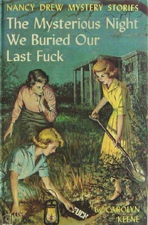 Nancy Drew Fake Book Covers - Buried