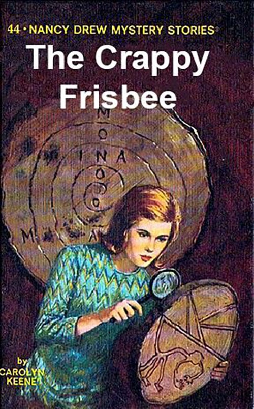 Nancy Drew Fake Book Covers - Frisbee