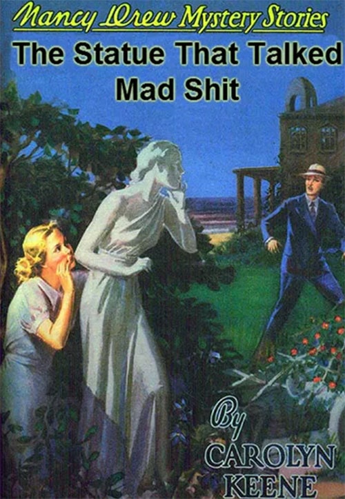 Nancy Drew Fake Book Covers - The Statue That Talked