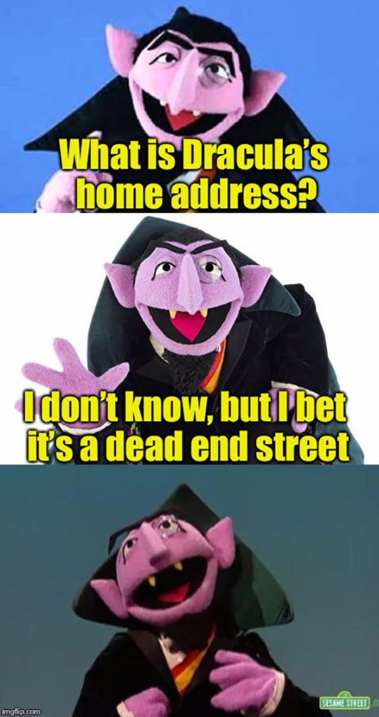 Vampire Puns - Dead End Street