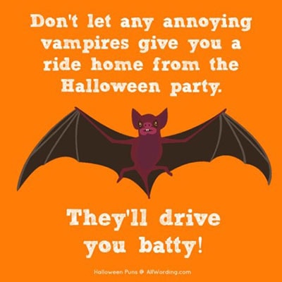 Vampire Puns - Drive You Batty
