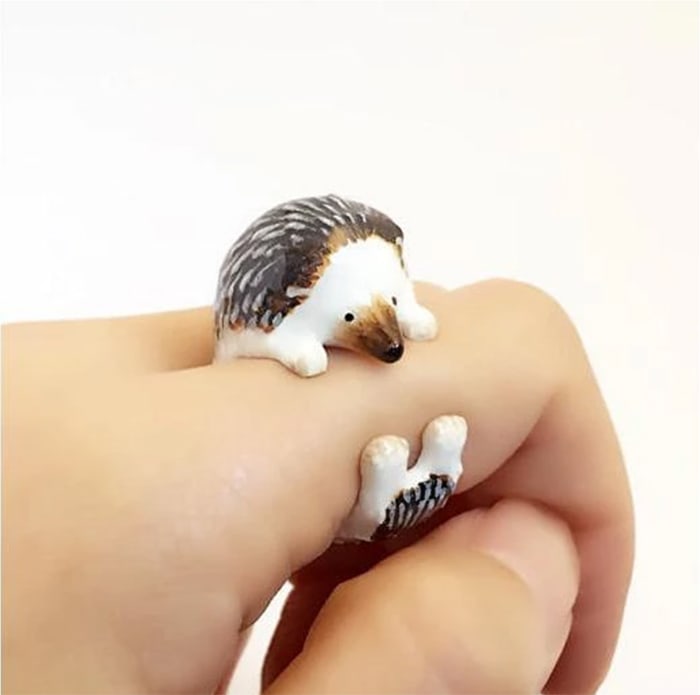 Mary Lou Hedgehog Ring