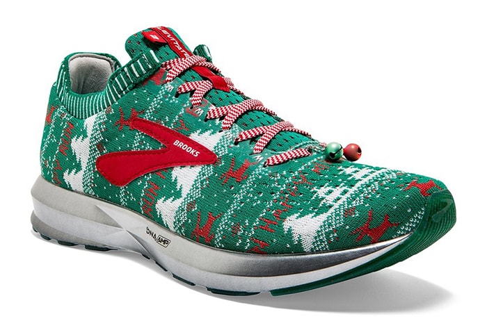 Tacky Christmas Party Ideas - Brooks Revel Merry Running Shoes