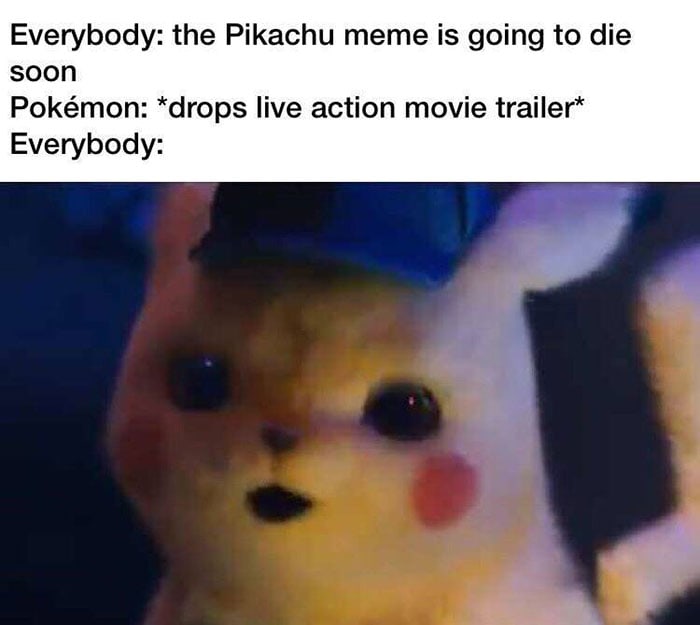 Surprised Pikachu Meme - Detective