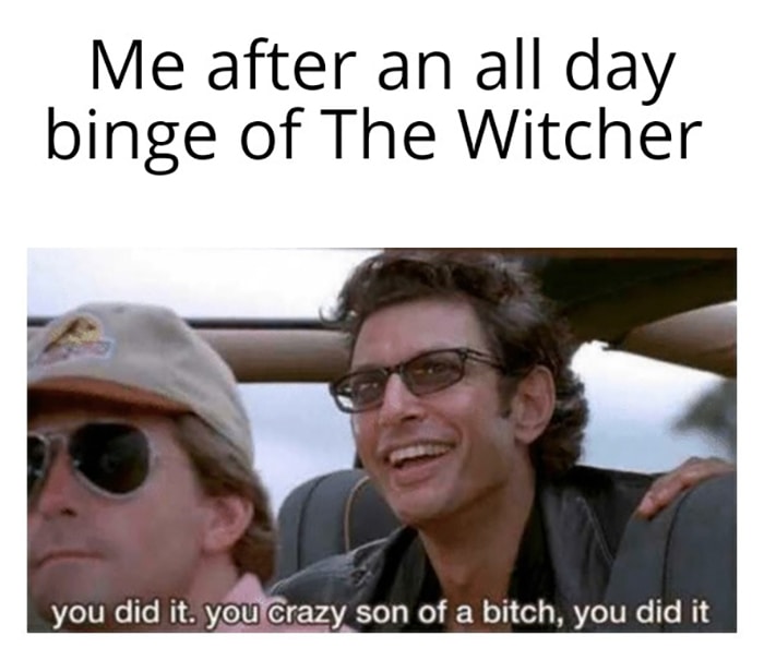 Witcher Memes - Jeff Goldblum