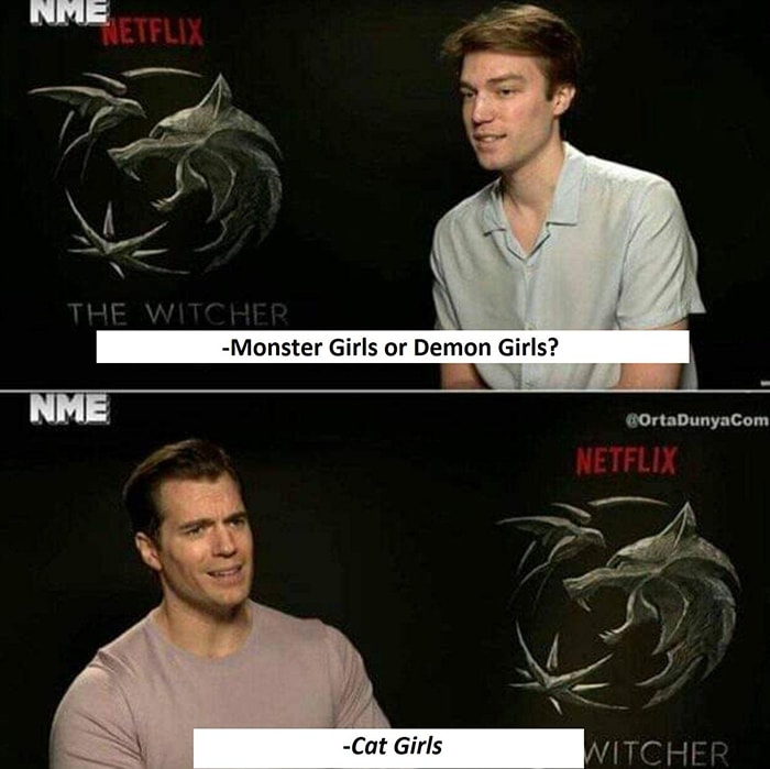 Witcher Memes - Henry Cavill interview
