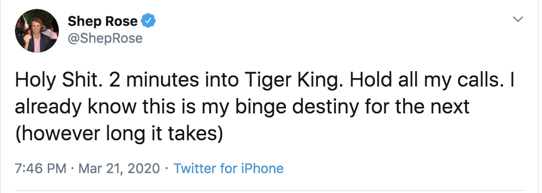 tiger king memes binge watch destiny