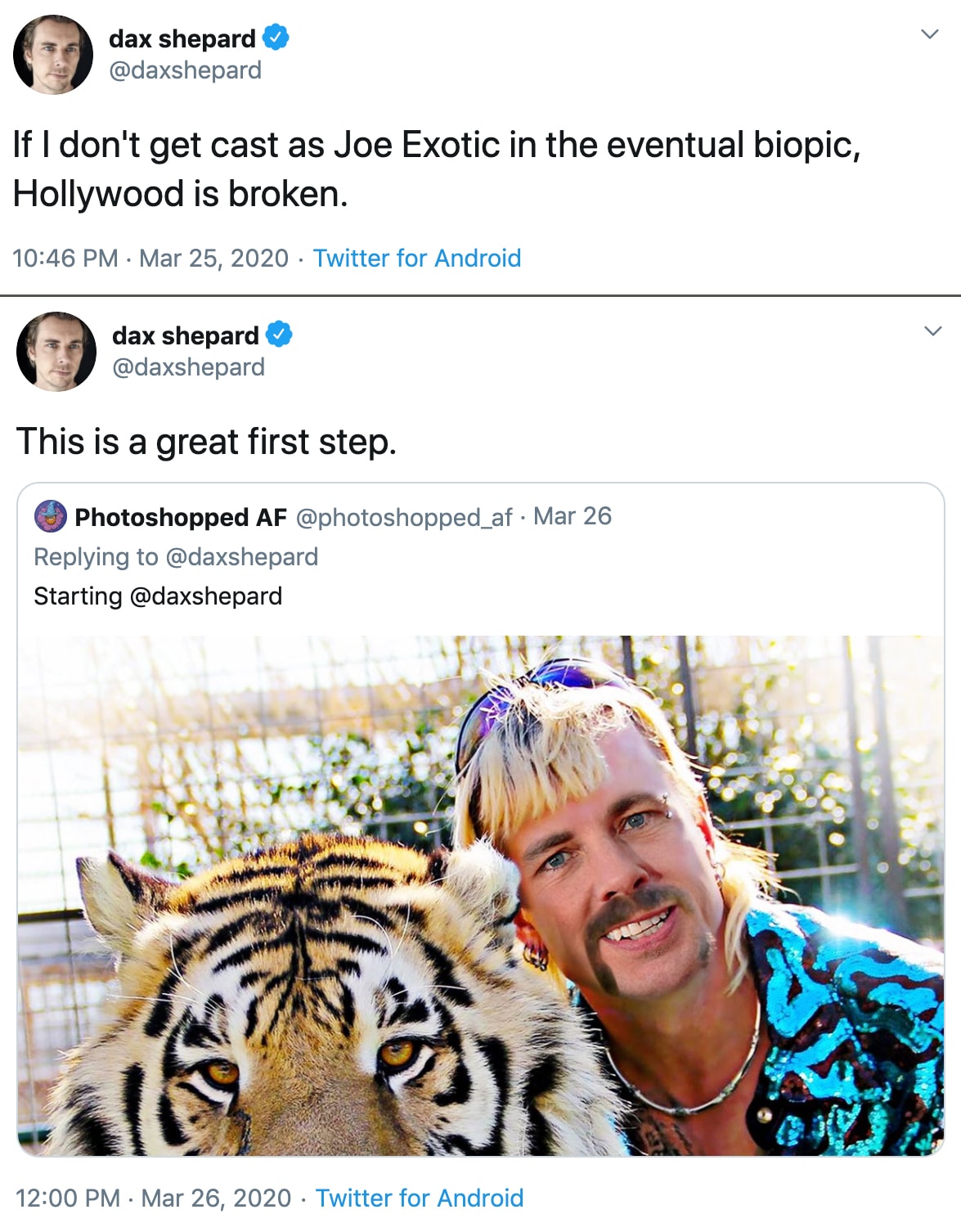 tiger king memes dax