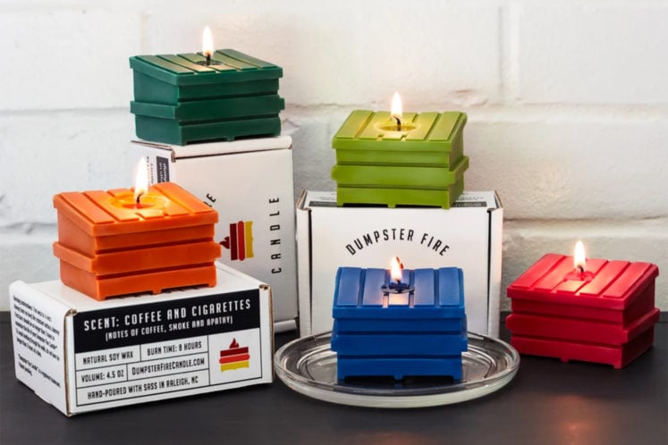 These Dumpster Fire Candles are the Hot New Thing