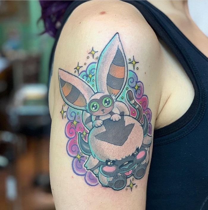 Avatar the Last Airbender Tattoos - Momo and Appa