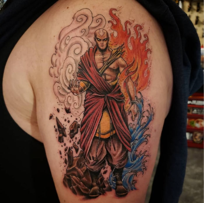 Avatar the Last Airbender Tattoos - Adult Aang