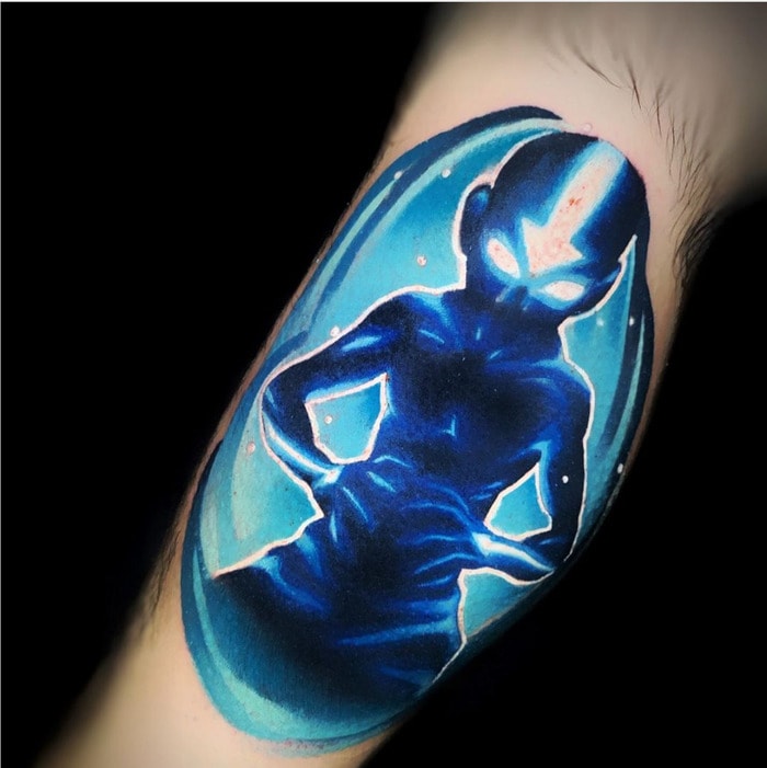Avatar the Last Airbender Tattoos - Aang Avatar State