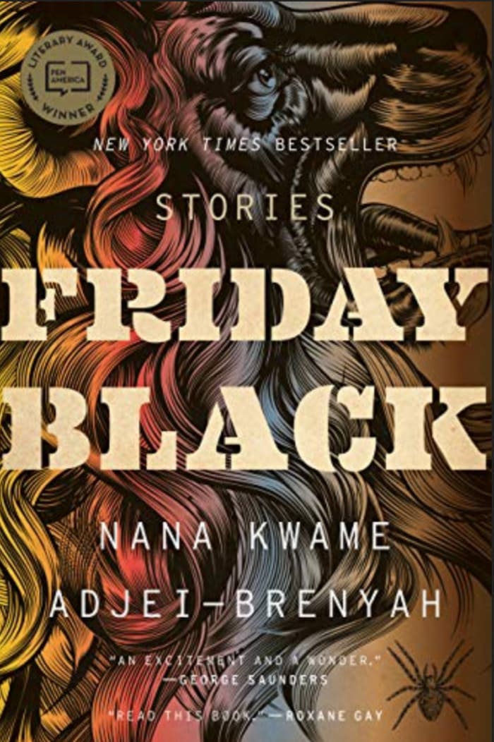 Black Science Fiction Authors and Fantasy Authors - Friday Black Cover Nana Kwame Adjei-Brenyah