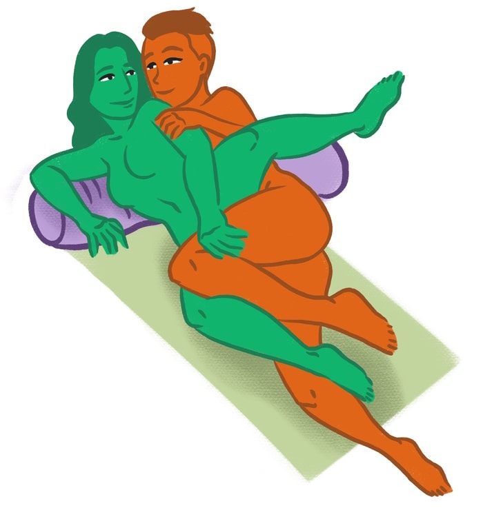 Spooning Sex Positions Tips - One Leg Up