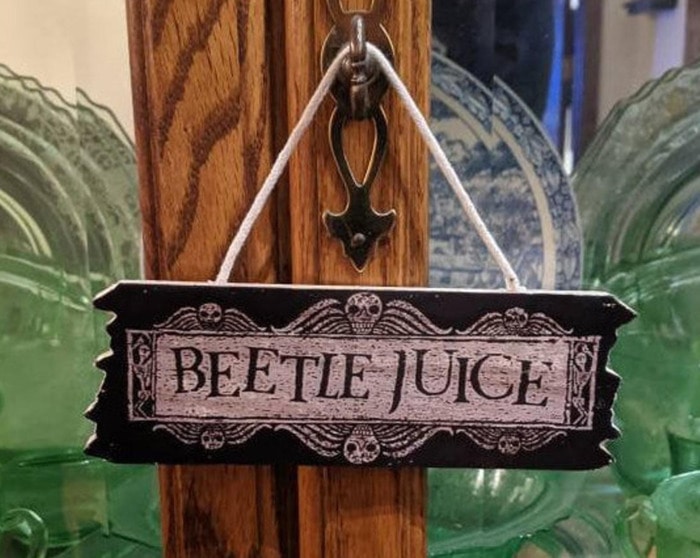 Beetlejuice Decor - Sign