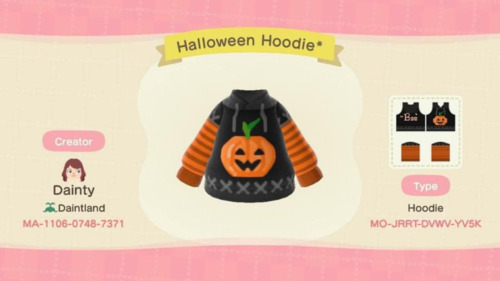 Halloween Ideas Animal Crossing - Pumpkin Hoodie