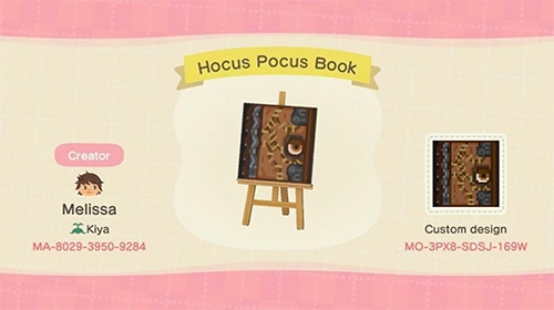 Animal Crossing Halloween - Hocus Pocus Book