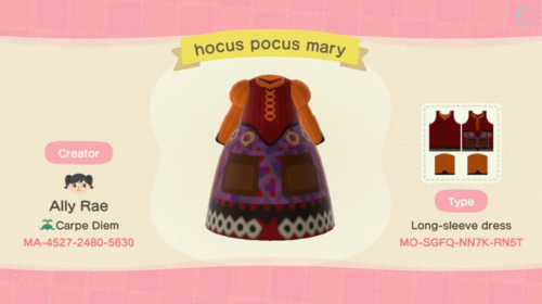 Halloween Costumes Animal Crossing - Hocus Pocus Mary Sanderson