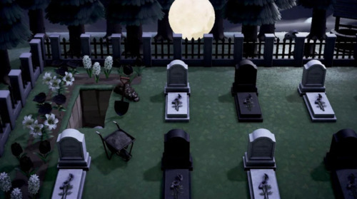 Halloween Design Codes Animal Crossing - Graveyard