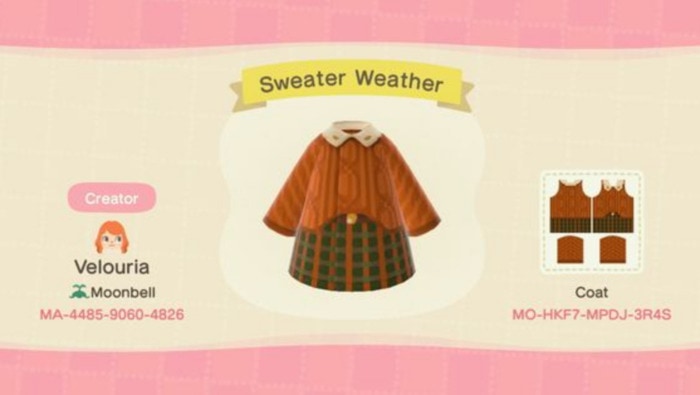 Fall Outfits Animal Crossing - Velma