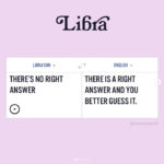 Libra Memes - right answer