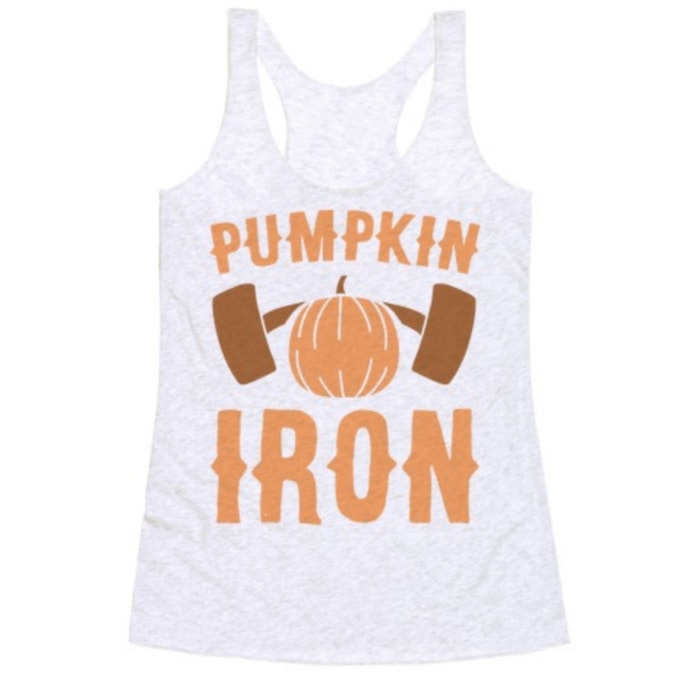 Pumpkin Puns - pumping iron