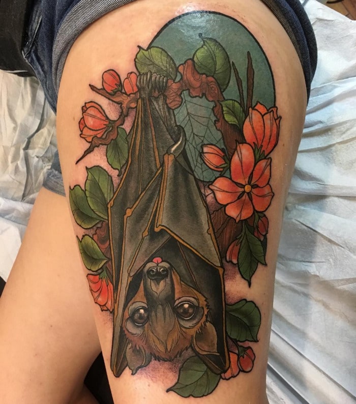 Bat Tattoos - Fruit
