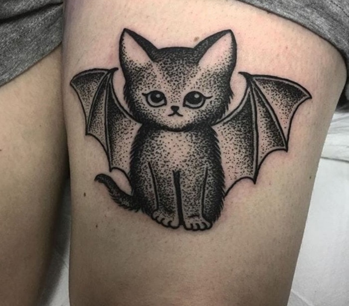 Bat Tattoos - Catbat