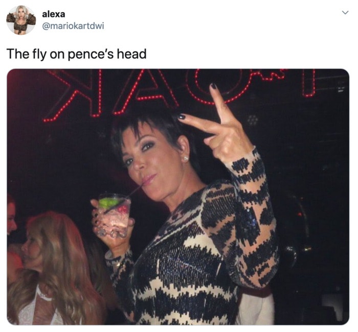 Fly Memes Mike Pence - kris kardashian