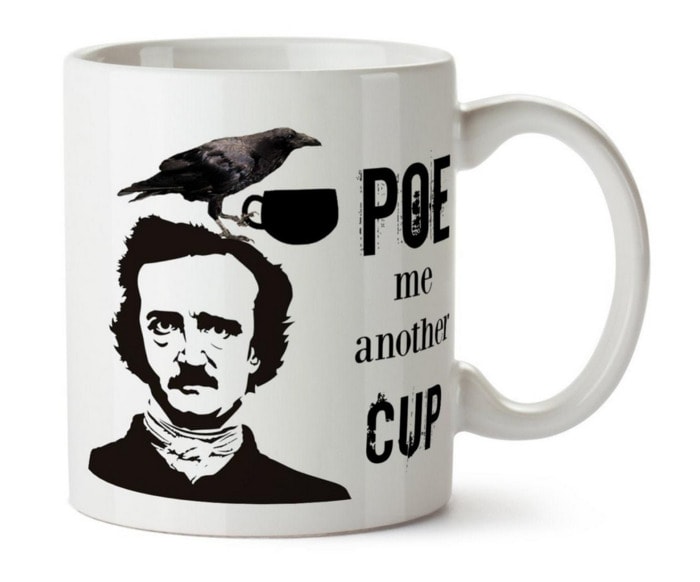 Goth Gift Guide - Edgar Allen Poe Coffee Mug