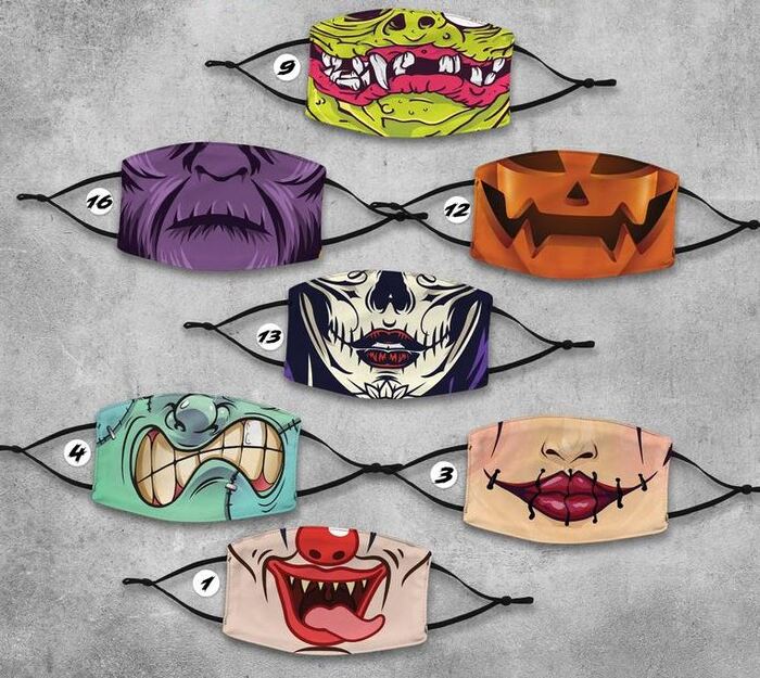 Halloween Face Masks - Characters