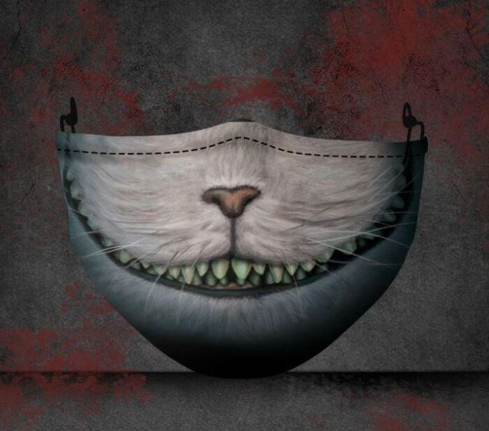 Halloween Face Masks - Cheshire cat