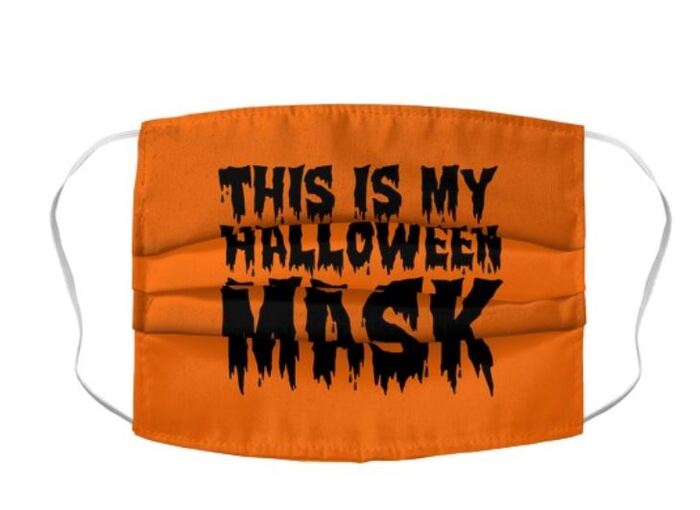 Halloween Face Masks - This is my Halloween print mask