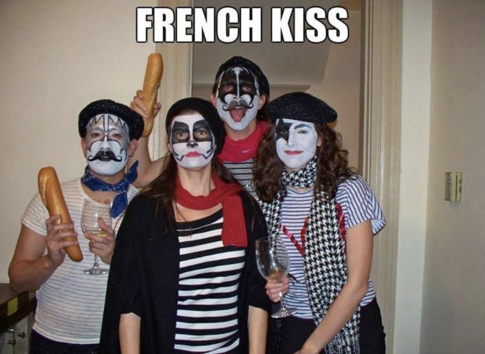Punny Halloween Costumes - French Kiss