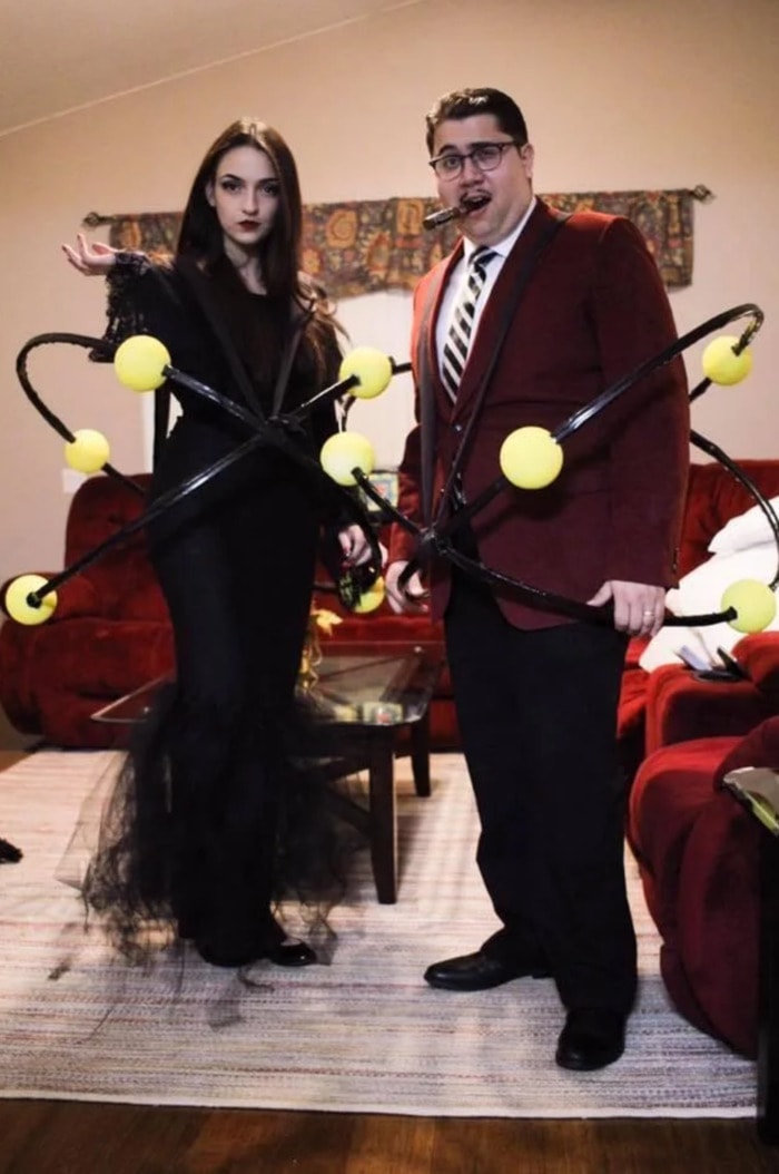 Punny Halloween Costumes - Atoms Family
