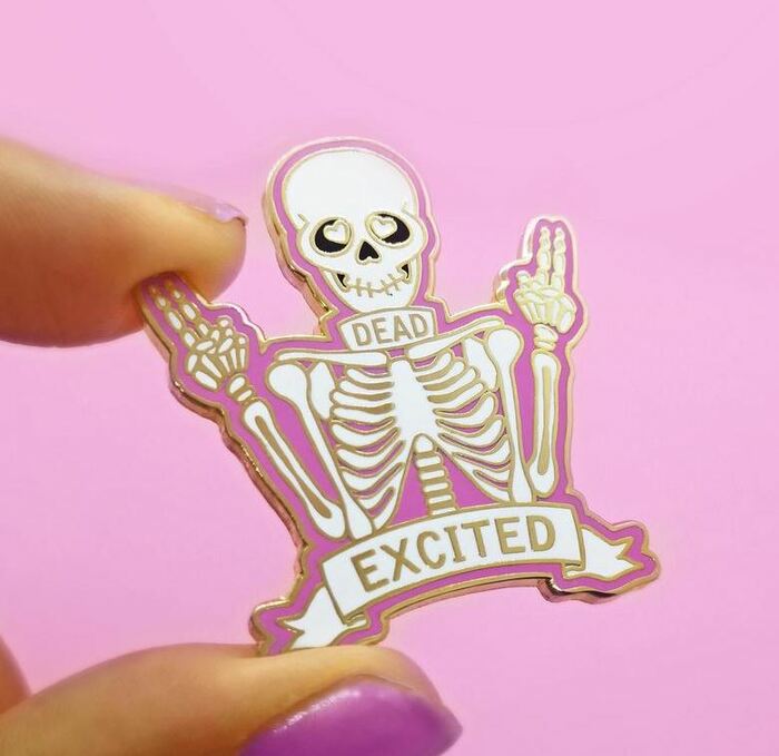 Skeleton Puns - Dead Excitied