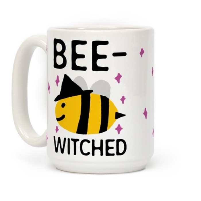 Witch puns - Bee Witched Bee mug