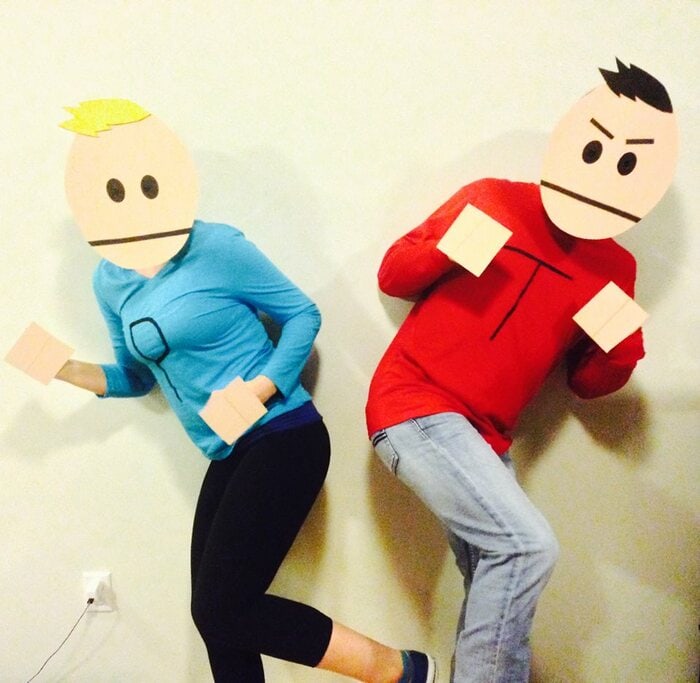 funny couples costumes - terrance and phillip