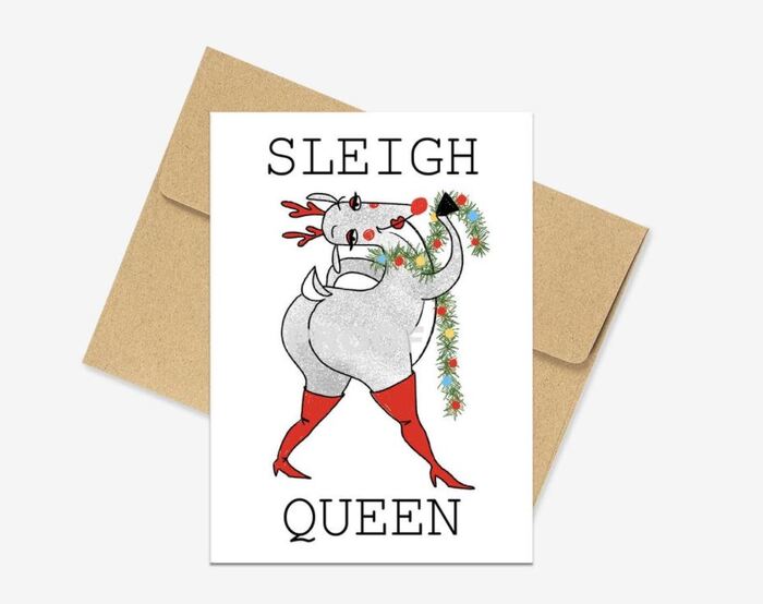 Sleigh Puns - Sleigh Queen